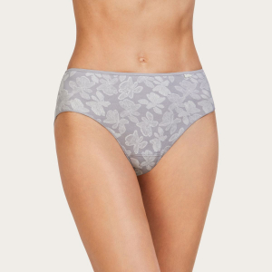 Braga midi de microfibra con jacquard floral